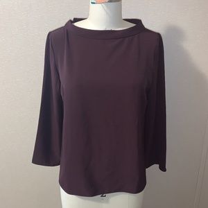 Uniqlo Maroon Blouse (size xs)